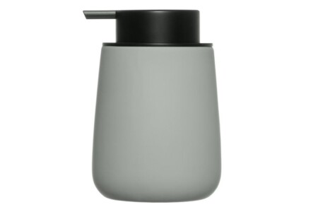 4LIVING Керамичен диспенсър за течен сапун “Nova“ - цвят сив - 350 мл.