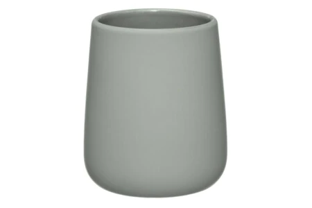 4LIVING Керамичен съд за четки за зъби “Nova“ - цвят сив