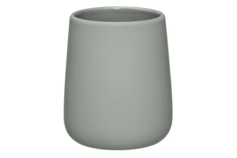 4LIVING Керамичен съд за четки за зъби “Nova“ - цвят сив