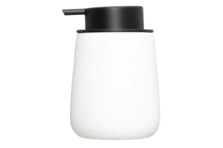 4LIVING Керамичен диспенсър за течен сапун “Nova“ - цвят бял - 350 мл.