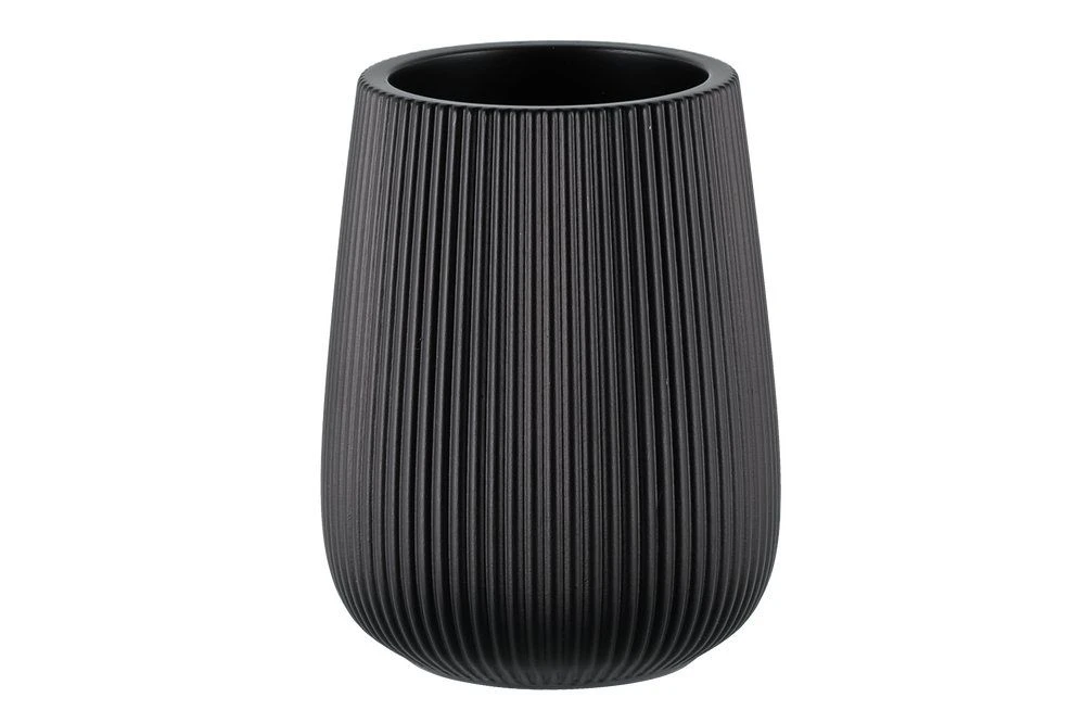 4LIVING Съд за четки за зъби “Nero“ - цвят черен