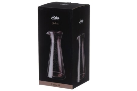 <p><strong>MAKU Стъклена кана / гарафа &ldquo;Sakura&ldquo; - 1 л.</strong><br /><strong>&bull;&nbsp;Материал:</strong><span>&nbsp;стъкло<br /></span><strong>&bull; Вместимост :&nbsp;</strong><span>1000 мл<br /><strong>&bull; Размер:&nbsp;</strong><span>&Oslash; 11</span>,5 х 25 см</span><br /><strong>&bull;&nbsp;Тегло:&nbsp;</strong><span>0,830 кг.<br /><strong>&bull; Цвят:</strong> светло червен<br /><strong>&bull; Подходяща за:</strong>&nbsp;съдомиялна машина</span><br /><strong>Производител: Tammer Brands/ Финланди</strong></p><br />Марка: MAKU <br />Модел: TB MAKU 647079<br />Доставка: 2-4 работни дни<br />Гаранция: 2 години