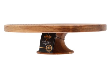 <p><strong>MAKU Акациева оребрена поставка за торта / сладкиш - &Oslash; 30 см.</strong><br /><strong>&bull;&nbsp;Материал:</strong><span>&nbsp;акациево дърво<br /><strong>&bull; С красиво оребяване</strong></span><br /><strong>&bull; Размер на поставката:&nbsp;</strong><span>&Oslash; 30 х 8,5 см</span><br /><strong>&bull; Тегло:</strong><span>&nbsp;1,120 кг</span><strong><br /></strong><span><strong>&bull; Не е подходяща за съдомиялна машина<br /></strong></span><strong>Производител: Tammer Brands/ Финландия</strong></p><br />Марка: MAKU <br />Модел: TB MAKU 650043<br />Доставка: 2-4 работни дни<br />Гаранция: 2 години