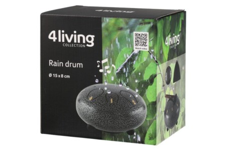 <p><strong>4Living Дъждовен барабан / Глюкофон </strong><br /><strong>&bull;&nbsp;Материал:</strong><span>&nbsp;стомана</span><br /><strong>&bull; Размери: </strong>15,3 х 15,3 х<span>&nbsp;8,3 см.</span><br /><strong>&bull; В комплекта: </strong>барабан, палки 2 бр, калъф, стикери за тоновете<br /><strong>&bull;&nbsp;Тегло:</strong><span>&nbsp;0,64 кг.</span><br /><strong>Производител: Tammer Brands/ Финландия</strong></p><br />Марка: 4LIVING <br />Модел: TB 4Living 647569<br />Доставка: 2-4 работни дни<br />Гаранция: 2 години