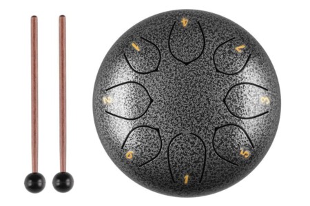 <p><strong>4Living Дъждовен барабан / Глюкофон </strong><br /><strong>&bull;&nbsp;Материал:</strong><span>&nbsp;стомана</span><br /><strong>&bull; Размери: </strong>15,3 х 15,3 х<span>&nbsp;8,3 см.</span><br /><strong>&bull; В комплекта: </strong>барабан, палки 2 бр, калъф, стикери за тоновете<br /><strong>&bull;&nbsp;Тегло:</strong><span>&nbsp;0,64 кг.</span><br /><strong>Производител: Tammer Brands/ Финландия</strong></p><br />Марка: 4LIVING <br />Модел: TB 4Living 647569<br />Доставка: 2-4 работни дни<br />Гаранция: 2 години