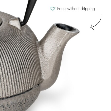 <p><strong>BREDEMEIJERЧугунен чайник &ldquo;Sichuan&ldquo; </strong><br /><strong>&bull; Размери:</strong><span>&nbsp;25 х 25 x 8,8 см.&nbsp;</span><br /><strong>&bull; Цвят:&nbsp;</strong><span>сребрист</span><br /><strong>&bull; Материал:&nbsp;</strong><span>висококачествен чугун,&nbsp;неръждаема стомана</span><br /><strong>&bull; Вместимост:</strong><span>&nbsp;1000 мл.</span><br /><span>&bull;&nbsp;</span><strong>Тегло:&nbsp;</strong><span>2,000 кг.</span><br /><span>&bull;</span><strong>&nbsp;С филтър за чай от неръждаема стомана</strong><br /><span>&bull;</span><strong>&nbsp;Бранд: BREDEMEIJER</strong><br /><strong>Производител: Bredemeijer Group / Нидерландия&nbsp;</strong></p><br />Марка: Bredemaijer Group <br />Модел: BR 153082<br />Доставка: 2-4 работни дни<br />Гаранция: 2 години