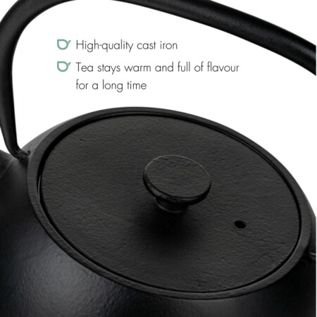 <p><strong>BREDEMEIJER Чугунен чайник &ldquo;Guizhou&ldquo;</strong><br /><strong>&bull; Размери:&nbsp;</strong><span>14</span><span>&nbsp;х 17,5 х 19 см&nbsp;</span><br /><strong>&bull; Цвят:&nbsp;</strong><span>черен</span><br /><strong>&bull; Материал:&nbsp;</strong><span>висококачествен чугун,&nbsp;неръждаема стомана</span><br /><strong>&bull; Вместимост:</strong><span>&nbsp;0,750 л.<br /><strong>&bull; Тегло:</strong> 1,550 кг.</span><br /><strong>&bull;&nbsp;С филтър за чай от неръждаема стомана<br />&bull; Подходящ за всички видове котлони</strong><br /><strong>&bull;&nbsp;Бранд: BREDEMEIJER</strong><br /><strong>Производител: Bredemeijer Group / Нидерландия&nbsp;</strong></p><br />Марка: Bredemaijer Group <br />Модел: BR 153206<br />Доставка: 2-4 работни дни<br />Гаранция: 2 години