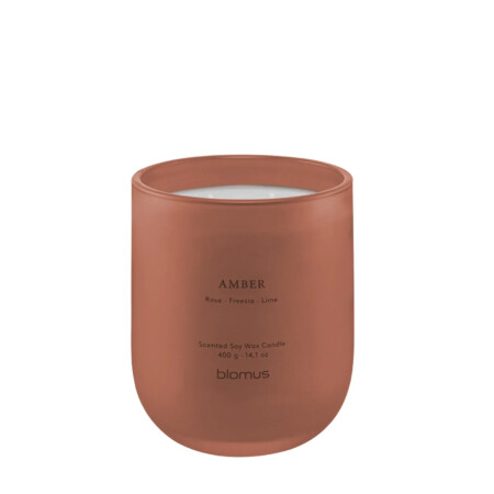 <p><strong>BLOMUS Ароматна свещ TUOKSU, размер L - аромат Amber</strong><br /><span><strong>&bull; Буркан от цветно стъкло<br />&bull;&nbsp;Материал:&nbsp;</strong>стъкло, MDF, естествен соев восък<br /><strong>&bull; Без съдържание на палмово масло </strong></span><span><br /></span><span><strong><span>&bull; Размер:&nbsp;</span></strong><span>&Oslash; 9</span><span>&nbsp;х 11 см.<br /></span></span><span><span><strong>&bull; Време на горене: </strong>до 45 часа</span><br /><strong>&bull;&nbsp;Цвят:</strong>&nbsp; (Rustic Brown)<br /><strong>&bull; Аромат:&nbsp;</strong>Amber (Фрезия, роза, лавандула, жасмин и лайм)<br /><strong>Производител:&nbsp;BLOMUS / Германия</strong></span></p><br />Марка: BLOMUS <br />Модел: BLOMUS 69294<br />Доставка: 2-4 работни дни<br />Гаранция: 2 години