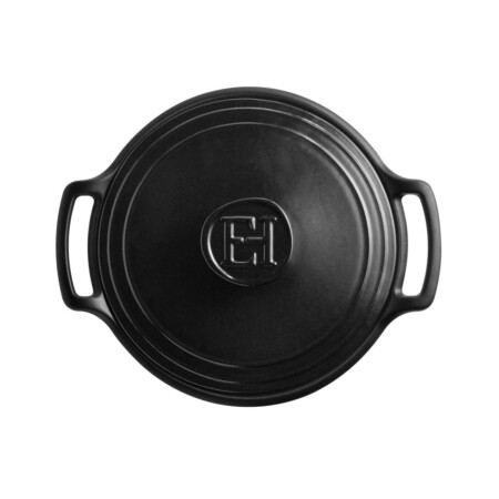 <p><span style="font-size: medium;"><strong>EMILE HENRY Керамична индукционна тенджера с капак &ldquo;Sublime+&ldquo;&nbsp;</strong></span><br /><span>&bull;&nbsp;</span><strong>Ръчно изработена от 100% естествени материали<br />&bull; Устойчива на температури:&nbsp;</strong><span>- 20&ordm;С до + 290&ordm;С</span><strong><br />&bull; Равномерно разпределение на топлината<br />&bull; Задържа топлината на ястието по-дълго от обикновените съдове<br />&bull; Висока устойчивост на надраскване&nbsp;<br /></strong><span>&bull;&nbsp;</span><strong>Материал:&nbsp;<span style="color: #ff0000;">Flame&reg; ceramic</span></strong><span>&nbsp;/керамика/</span><br /><span>&bull;&nbsp;</span><strong>Без съдържание на олово, кадмий и никел</strong><br /><span>&bull;&nbsp;</span><strong>Външен размер вкл. дръжките:</strong><span>&nbsp;34 х 28,5 х 16,5 см (ДхШхВ)<br /><strong>&bull; Брой порции:</strong> 4 - 6</span><br /><span>&bull;&nbsp;</span><strong>Вместимост:</strong><span>&nbsp;4 л</span><br /><span>&bull;&nbsp;</span><strong>Тегло:</strong><span>&nbsp;3 кг</span><br /><span>&bull;&nbsp;</span><strong>Размери на опаковката:</strong><span>&nbsp;45 х 37,5 х 19 см (ДхШхВ)</span><br /><span>&bull;&nbsp;</span><strong>Тегло с опаковката:</strong><span>&nbsp;5,5 кг</span><br /><span>&bull;&nbsp;</span><strong>Цвят:</strong><span>&nbsp;черeн</span><br /><strong>&bull; Подходяща за: </strong>индукционнни,&nbsp;<span>газови, електрически, керамични и халогенни котлони&nbsp;</span><br /><strong>&bull; Подходяща за:&nbsp;</strong><span>фурна / микровълнова фурна / фризер / съдомиялна машина</span><br /><strong>Производител: EMILE HENRY / Франция</strong></p><br />Марка: Emile Henry <br />Модел: EH 4740P-7A<br />Доставка: 2-4 работни дни<br />Гаранция: 2 години