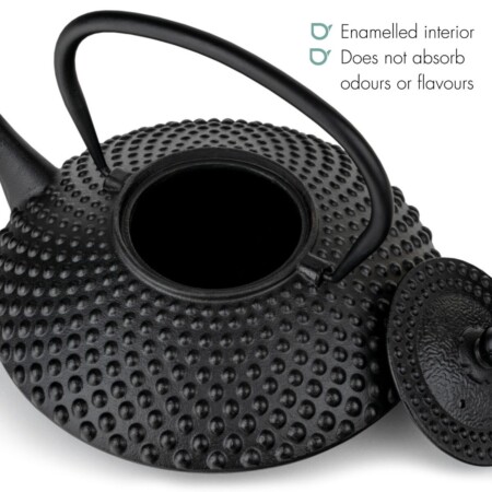 <p><strong>BREDEMEIJER Чугунен чайник &ldquo;Xilin&ldquo; </strong><br /><strong>&bull; Размери:</strong><span>&nbsp;20 х 20 x 10,5 см.&nbsp;</span><br /><strong>&bull; Цвят:&nbsp;</strong><span>черен</span><br /><strong>&bull; Материал:&nbsp;</strong><span>висококачествен чугун,&nbsp;неръждаема стомана</span><br /><strong>&bull; Вместимост:</strong><span>&nbsp;1250 мл.</span><br /><span>&bull;&nbsp;</span><strong>Тегло:&nbsp;</strong><span>1,350 кг.</span><br /><span>&bull;&nbsp;</span><strong>Със структура на шипчета</strong><br /><span>&bull;</span><strong>&nbsp;С филтър за чай от неръждаема стомана</strong><br /><span>&bull;</span><strong>&nbsp;Бранд: BREDEMEIJER</strong><br /><strong>Производител: Bredemeijer Group / Нидерландия&nbsp;</strong></p><br />Марка: Bredemaijer Group <br />Модел: BR G002ZW<br />Доставка: 2-4 работни дни<br />Гаранция: 2 години