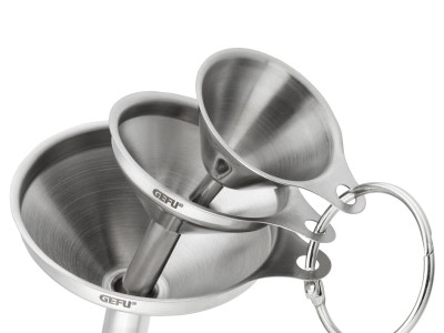 GEFU Комплект стоманени фунии “VERSARE“ - 3 части