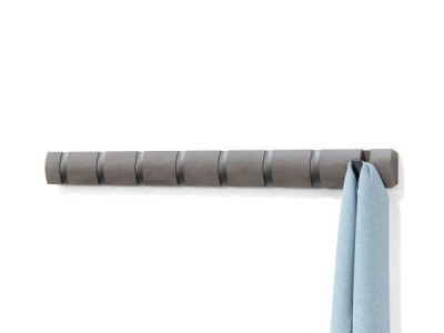 UMBRA Закачалка с 8 бр.куки “FLIP“ - цвят сив / калай