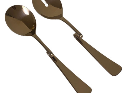 HERDMAR Прибори за салата “CARMIL“ - 2 части - шоколад