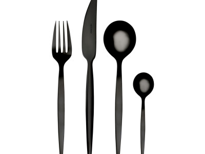 HERDMAR Прибори за хранене “KOS“- 24 части - черен мат