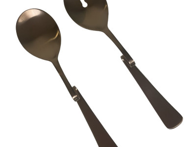 HERDMAR Прибори за салата “CARMIL“ - 2 части - шоколад мат