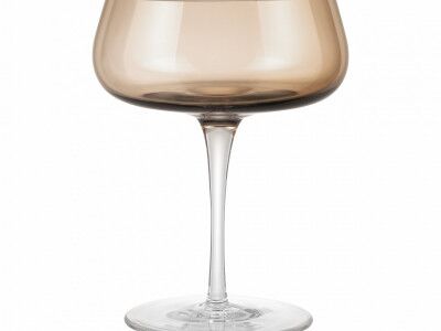 BLOMUS Комплект от 2 бр чаши за шампанско BELO – цвят опушено кафяво (Coffee)