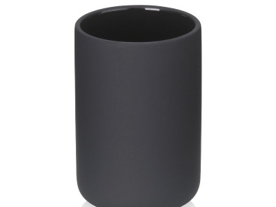 KELA Поставка/Чаша за четки за зъби “Sana“ - черна