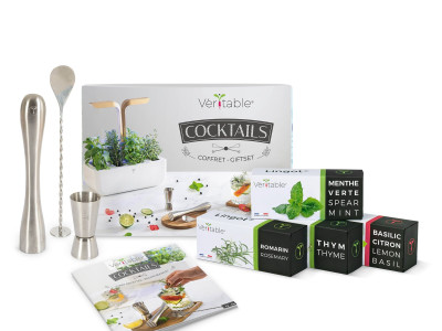 Veritable Подаръчен сет “COCKTAILS“ с 4 бр. пълнители Lingot® и аксесоари за коктейли