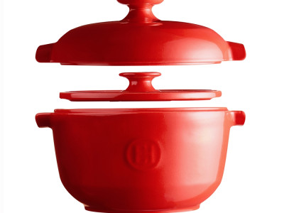 EMILE HENRY Тенджера за ориз "RICE POT" - цвят червен