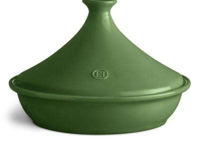 EMILE HENRY Керамичен тажин - Ø 32 см - цвят зелен