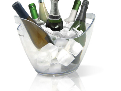 Vin Bouquet Прозрачен охладител за бутилки „ICE BUCKET“ – за  6 бутилки