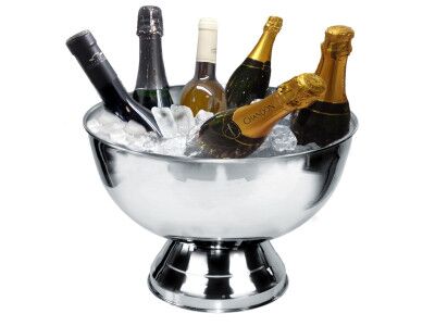 Vin Bouquet Стоманен охладител за бутилки – Ø 34 см