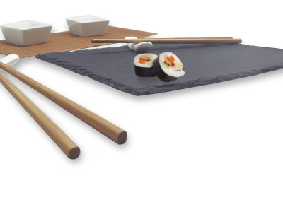 Nerthus Сет за суши с каменна плоча