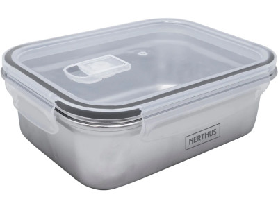 Nerthus Стоманена херметически кутия за храна за микровълнова - 800 мл.