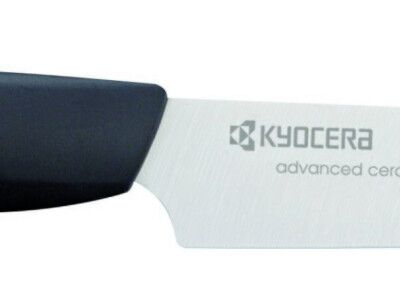 KYOCERA Керамичен нож за домати – бяло острие/черна дръжка – 12,5 см.