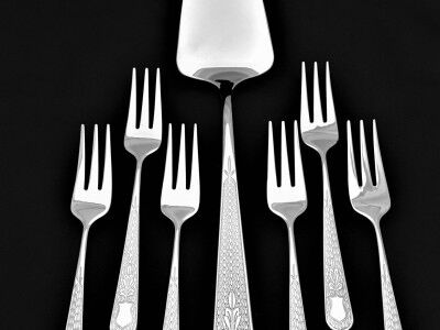 HERDMAR Комплект прибори за торта “GUELL“ – 7 части