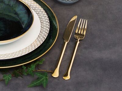 HERDMAR Комплект прибори за хранене “KIEV“- 36 части – позлатени