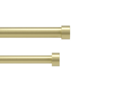 UMBRA Двоен корниз “CAPPA“ - цвят месинг - размер 167-304 см.