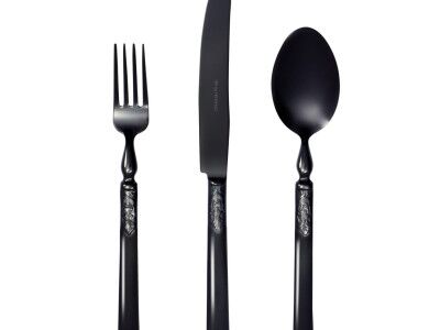 HERDMAR Комплект прибори за хранене “1911“- 36 части – черен мат – PVD покритие
