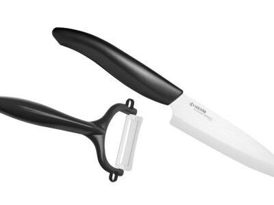 KYOCERA Комплект керамичен нож с белачка