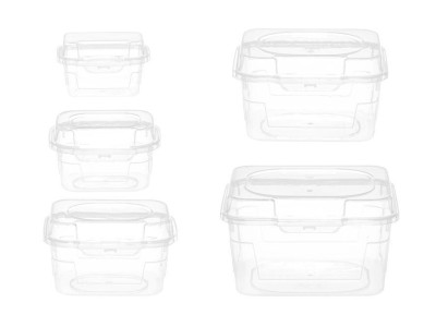 MAKU Комплект от 5 бр. кутии за съхранение