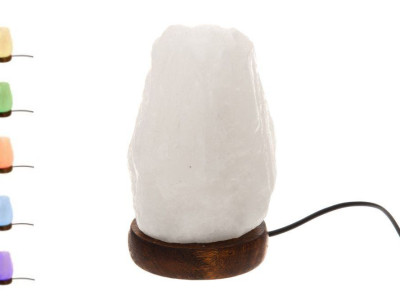 4LIVING Лампа от каменна сол с LED светлина