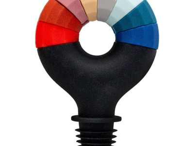 Vin Bouquet Сет тапа за бутилки с 8 бр. силиконови маркери за чаши