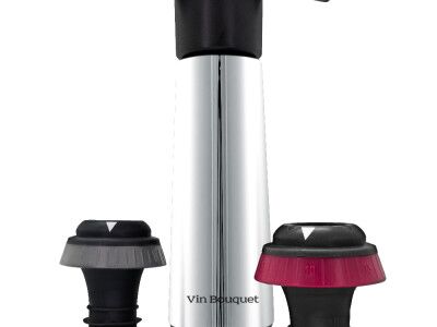 Vin Bouquet Ръчна вакуум помпа с 2 бр. тапи - инокс