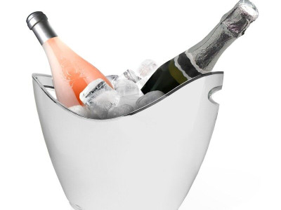 Vin Bouquet Охладител за бутилки "ICE BUCKET 2" - за 2 бутилки - бял