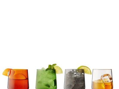 VISKI Многоцветни чаши “AURORA“ 4 бр. - 310 мл.