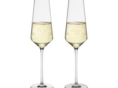 VISKI Кристални чаши за шампанско “LIMINAL“ 2бр - 266 мл.
